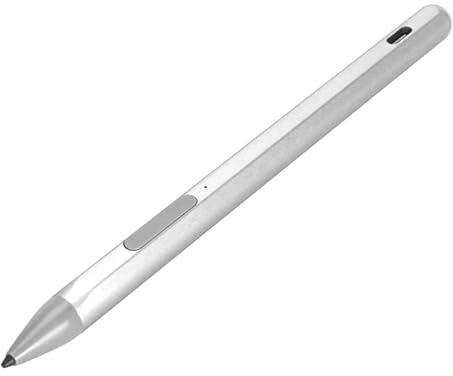 Laptop-Eingabestifte, 4096 Druck-Eingabestift mit Hoher Empfindlichkeit, Wiederaufladbarer MPP 2.0 Tilt Active Pen mit 3 Ersatzspitzen für Pro X/9/8/7/6/5/4/3/Book 2, HP Envy