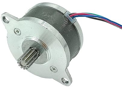 DIY-Zubehör 0,9 Grad Mini 36 mm runder dünner Schrittmotor 2-Phasen-4-Draht-Schrittmotor Kugellager 12 Zähne Getriebe 1 Stück