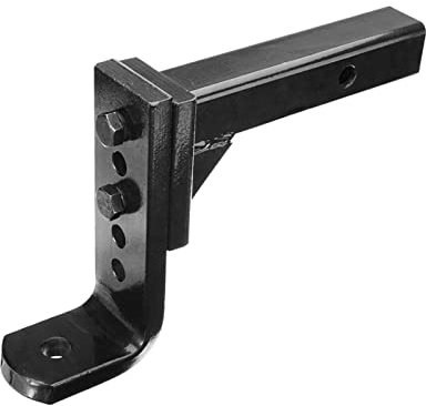 Kugelhalterung für Anhängerkupplung passend 5-Loch-höhenverstellbare Höhe Tow Bar-Hitch-Drop-Halterung Cap 4000 KG. Anhänger Rv. Camper Caravan Teile Zubehör für Schwerlast-LKW