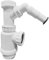 Single Bowl Universal Kitchen Sink Waste Bottle Trap for 1.0 Bowl Includes 40mm Trap with Appliance Outlet Adjustable Telescopic Height Pipe