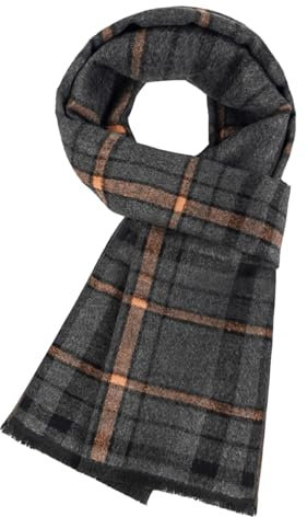 Herren Winterschal Modischer Business Karoschal Warmer Weicher und Hautfreundlicher Herrenschal Geschenke und Geschenke für Männer