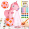 Proiettore da disegno per bambini, motivo unicorno, proiettore tracciare e disegnare toy, tavolo da disegno con 96 motivi colorati per ragazzi e ragazze, regalo rosa