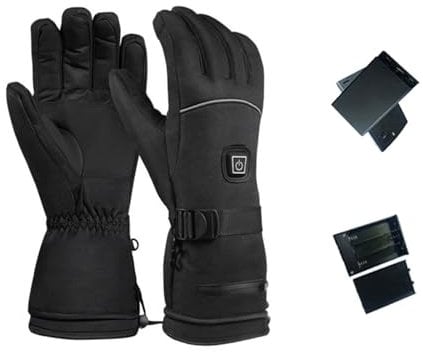 LLHCF Electric Heated Gloves For Freezer Work Winter Warmer Gloves For Skiing Cycling Motorbike Driving Hunting Snowboarding