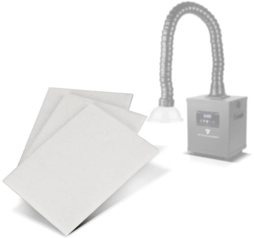 STAHLWERK 3er Set Vorfilter für Rauchabsaugung FE-150 ST Ersatzfilter | Filtermatte | Luftfilter | Vorfiltermatte für Absauganlage | Rauchabsorber | Rauchabzug | Schweißrauch- und Lötabsaugung