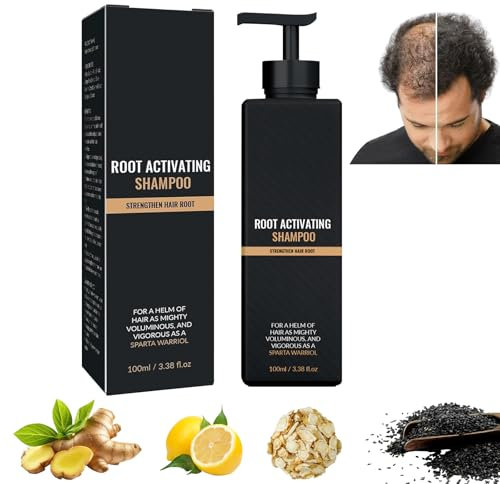 BSOON Hair Growing Shampoo, Root Activating Shampoo, Haarverdichtungs Shampoo, Anti-Haarausfall Reparierendes Pflegeshampoo für Männer und Frauen