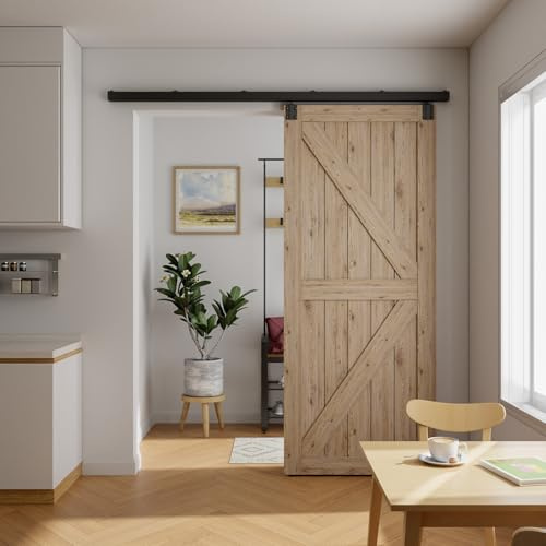 TSMST 244CM/8FT Quincaillerie De Porte Coulissante Kit Boîte style caché Coulissante Rail pour système de quincaillerie à célibataire porte