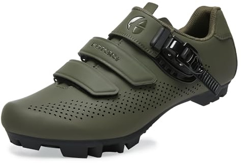 FOTGOAT Mens Mountain Bike Cycling Shoes Women for MTB-Shoes Compatible Installation SPD Cleats