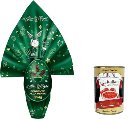 AFTER EIGHT Easter Egg 2025 Dunkle Schokolade mit Minze mit 3 Pralinen 254g+ Italian Gourmet Polpa di Pomodoro 400g Dose