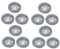 Vaguelly Washer Lint Catcher for Hose 12pcs Lint Filters for Washing Machine Drain Hose Filter for Washer