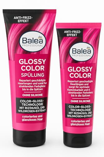 Balea Professional - Shampoo Glossy Color (250 ml) + Conditioner Glossy Color (200 ml) + PurLife Sticker