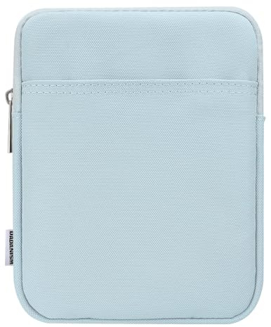 Dadanism 6-7 Inch Universal Padded Sleeve for eReader, Milk Blue | Protective Carrying Case Fits 7 Paperwhite/Colorsoft Signature Edition eReader, 6 Kobo Clara BW/Colour,7 Kobo Libra Colour