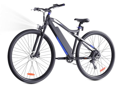 flowgoer M920 27,5 E-Bike für Erwachsene – 9-Gang Elektrofahrrad mit wechselbarem 36V 13Ah Akku, 250W Motor, 25 km/h und bis zu 60 km Reichweite