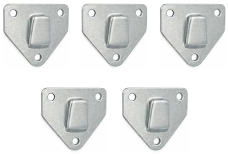FERPASA® -Soporte/Colgador Extintor Polvo – Pack 5 Unidades – Soporte Metálico para Extintores de Polvo, Montaje en Pared, Ideal Hogar y Oficinas (5)