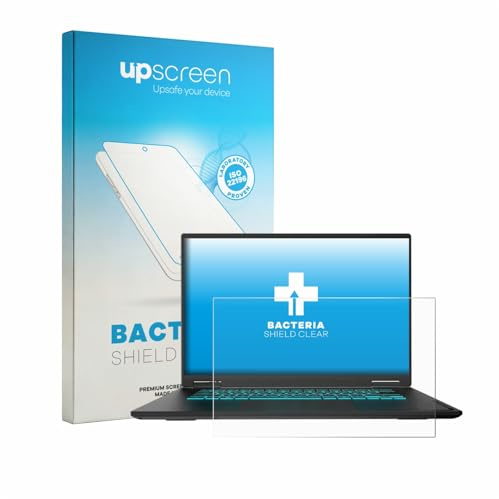 upscreen Antibakterielle Schutzfolie für Gigabyte Gaming A16 GA63H Klare Displayschutz-Folie