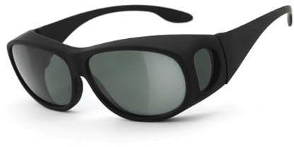 Skipper® | POLARISIERT | Überbrille für Brillenträger, Überbrille Sonnenbrille, Überziehbrille, Überzieh Sonnenbrille, Herren & Damen, UV400 Schutz [2196]