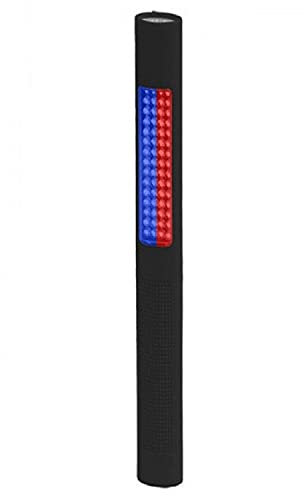 Nightstick Safety Light/LED Flashlight,Red/Blue Flood,150 Lumens, Black NSP-1170