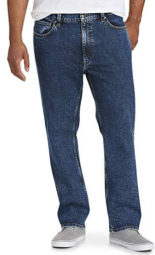 Amazon Essentials Men's Straight-Fit Stretch Jean - Discontinued Colours, Medium Wash, 32W / 30L