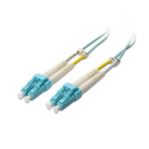 Cable Matters 10Gb 40Gb OFNP Plenum nominal dúplex multimodo 50/125 cable de fibra OM4 (cable de fibra óptica, OM4 LC a LC cable de conexión de fibra) 2m