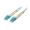 Cable Matters 10Gb 40Gb OFNP Plenum nominal dúplex multimodo 50/125 cable de fibra OM4 (cable de fibra óptica, OM4 LC a LC cable de conexión de fibra) 2m
