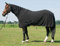 Amesbichler Reitsport Harry`s Horse Fleecedecke Deluxe mit Halsteil schwarz 165 cm Pferde Fleecedecke mit Halsteil Pferde Abschwitzdecke mit Halsteil