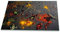 Plaque de protection pour plaque vitrocéramique, planche à découper, 1 pièce, 80 x 52 cm, épices, multicolore, protection contre les éclaboussures, plaque en verre, protection de cuisinière, planche à