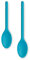 Zeal JSET21A Non-Stick Silicone Traditional Cooks Spoon 2-Piece Set (25cm/30cm) -Aqua