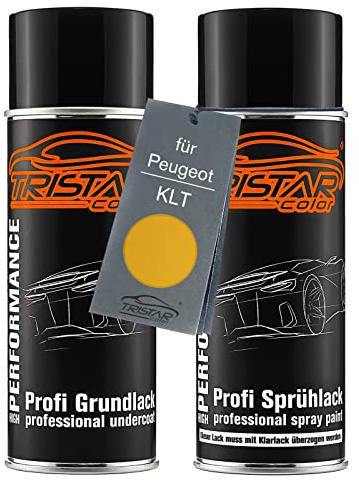 TRISTARcolor Pintura automotriz Sprays para Peugeot KLT Jaune Faro Perl