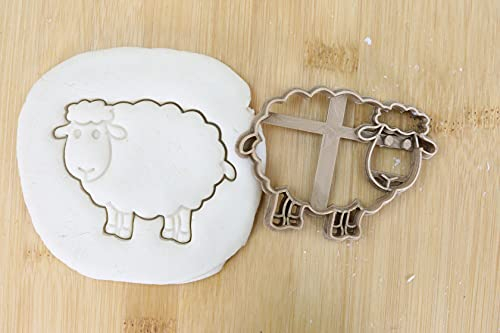 Schaf Cookie Cutter Fondant Keksstempel/Ausstechform Keksausstecher Plätzchen ca. 8cm