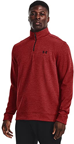 Under Armour Men's Storm SweaterFleece Quarter Zip, (610) Stadium Red / / Black, XL