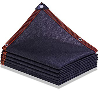 MiSMiAO Garten Schattierungsnetz Schattennetz Beständiges Wasser luftdurchlässig 85% Shading Rate Schattentuch mit Ösen Sonnensegel für Gewächshaus Sportplatz KFZ-Stellplätze (7×12m/22.96×39.36ft)