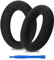 Replacement Ear Pads for Sennheiser HD 515/555/595/518/598/598SE/598CS/560s Headphones Ear Cushions, Headset Earpads (Velour/Black)