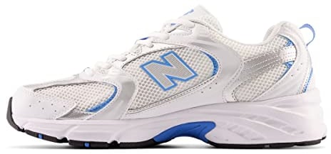 New Balance Herren 530 Sneaker, White Silver 118, 40 EU