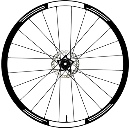 DualColorStampe Aufkleber kompatibel mit Trek Felgen 26 Zoll – 27,5 Zoll – 28 – 29 Zoll – Fahrrad MTB Fahrrad Sticker Felgen MTB B0017 (26 Zoll, Weiß 10)