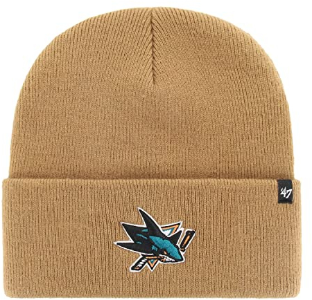 '47 Brand Wintermütze - Haymaker San Jose Sharks Camel beige