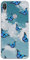 KARTXITAI Cover Compatibile con ASUS Zenfone Max Pro (M1) ZB601K Custodia Trasparente Slim in Silicone TPU con Assorbimento degli Urti e Anti-Graffio-Farfalla blu