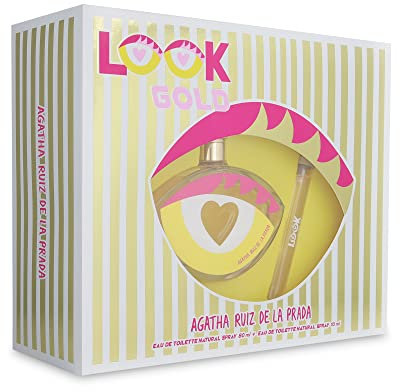 Set Agatha Look Gold, 2 Stück