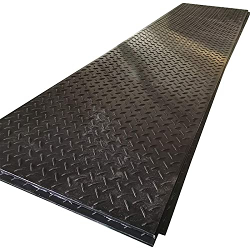 BNALU Tappetino in Gomma Nero Tappeto Moto Garage tappetini Gomma Auto Antiscivolo Copri Pavimento Rivestimento Protettivo per Pavimenti(Size:50 * 50cm,Color:3MM)