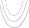 Gicko Schlangenkette Silber 925 - Stärke in 1,2,3 mm - Silberketten in Verschiedenen Längen : 40,45,50,55,60 cm Halskette für Damen & Herren (40, Stärke 3mm)