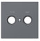 Tapa toma TV/R-SAT Serie Alba de Niessen - Gris