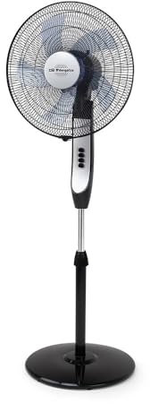 Orbegozo Ventilador de Pie SF 0441, negro, 40 cm de diámetro, 55 W