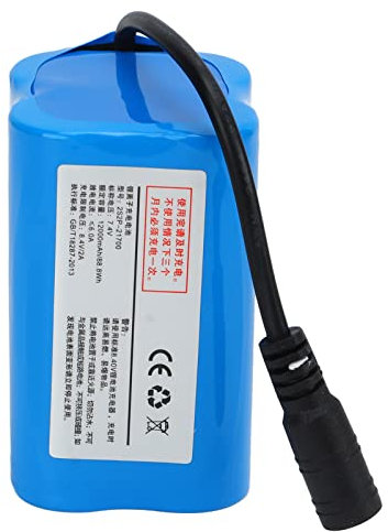 Batterie de Bateau Gigogne RC, Batterie au Lithium Rechargeable 12000mAh 7.4V pour Modèle de Bateau télécommandé, Prend en Charge Une Charge équilibrée