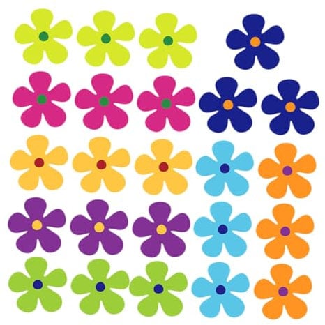 BESPORTBLE 24St Magnetische Garagentoraufkleber Kühlschrankmagnete Aufkleber für Kühlschrankmagnete gesteckt dekorative magnete Blumenaufkleber Autoaufkleber mit Blumen Küchenzubehör
