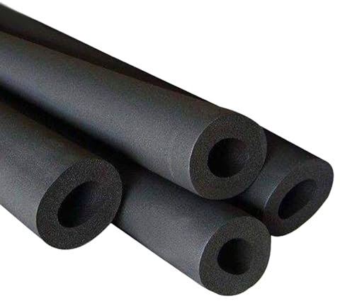 1.8 m Tuyaux Mousse D'isolation de Tuyau Isolant Tuyau Exterieur Flexible Tube Isolant pour Manchon D'isolation pour Tube Climatisation Épaisseur 15mm, ID 6 10 13 16 20 25 32 43 50 mm(ID 10mm (3/8))