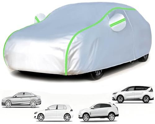 Autoabdeckung für Volksw𝐚gen Golf 6 Cabrio 2008-2012 (424.6 x 178.2 x 142.3cm),Strapazierfähiges, hochwertiges Oxford-Gewebe,wasserdicht, staubdicht,UV-beständig,atmungsaktiv,Winddicht