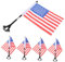 DIKACA 5 Sätze Radsportflagge Tragbares Fahrradflaggendekor Fahrradfahne Fahrrad-sicherheitsflagge Fahrrad-flagge Flagge Zum Radfahren Fahrradlenker-sicherheitsflagge Polyester