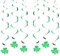 Filz-Girlanden mit Kleeblatt-Girlanden, Banner, StPatricks-Day-Dekorationen, Hänge, Kleeblätter, Dekor-Girlanden, Banner, irischer Tag Party