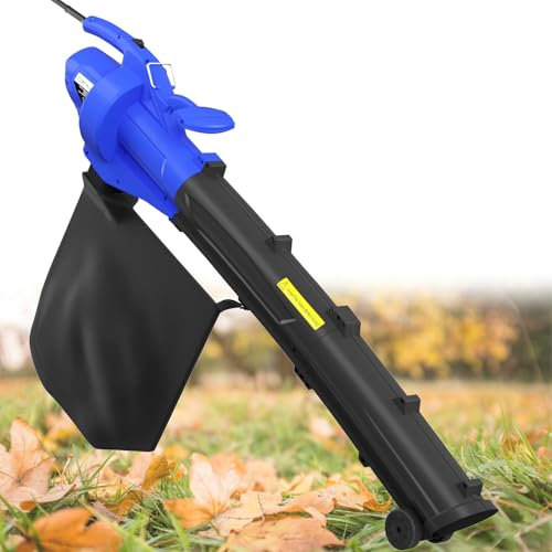 Aspirateur et broyeur de Feuilles 3 en 1 pour Jardin, aspirateur à Feuilles de 3 500 W, Outils de Nettoyage d'extérieur avec Sac de 35 L, aspirateur à Feuilles avec câble de 10 m pour souffler Les f