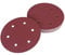 Hook and Loop Sanding Discs 225mm Sandpaper 180 Grit, 30Pcs Sander Backing Pad 9 Inch Drywall Sanding Discs Pads for Grinding, Polishing and Derusting(6 Holes)