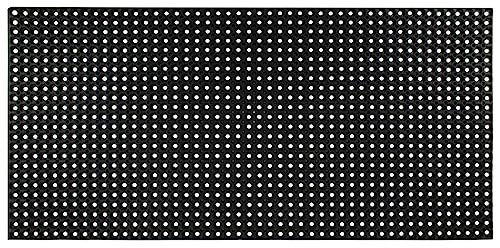 Toshilian Caillebotis Caoutchouc, Tapis Caoutchouc Entrée Extérieur Paillasson Caoutchouc Antidérapant Tapis Caoutchouc 16 mm 100 x 150 cm