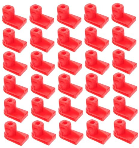 iplusmile 30stücke Kunststoff Stoßstangenhalterungen Rot Flügelmuttern Für Autoerweiterung Befestigungsteile Autoteil Halter Vordere Stoßstangenhalterung Und Autoerweiterungsschnalle
